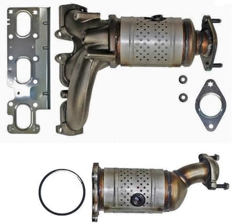 Catalytic Converter for Ford Edge 3.5 (2011, 2012, 2013, 2014) Set Left Right Side - Not For California Emission Vehicles