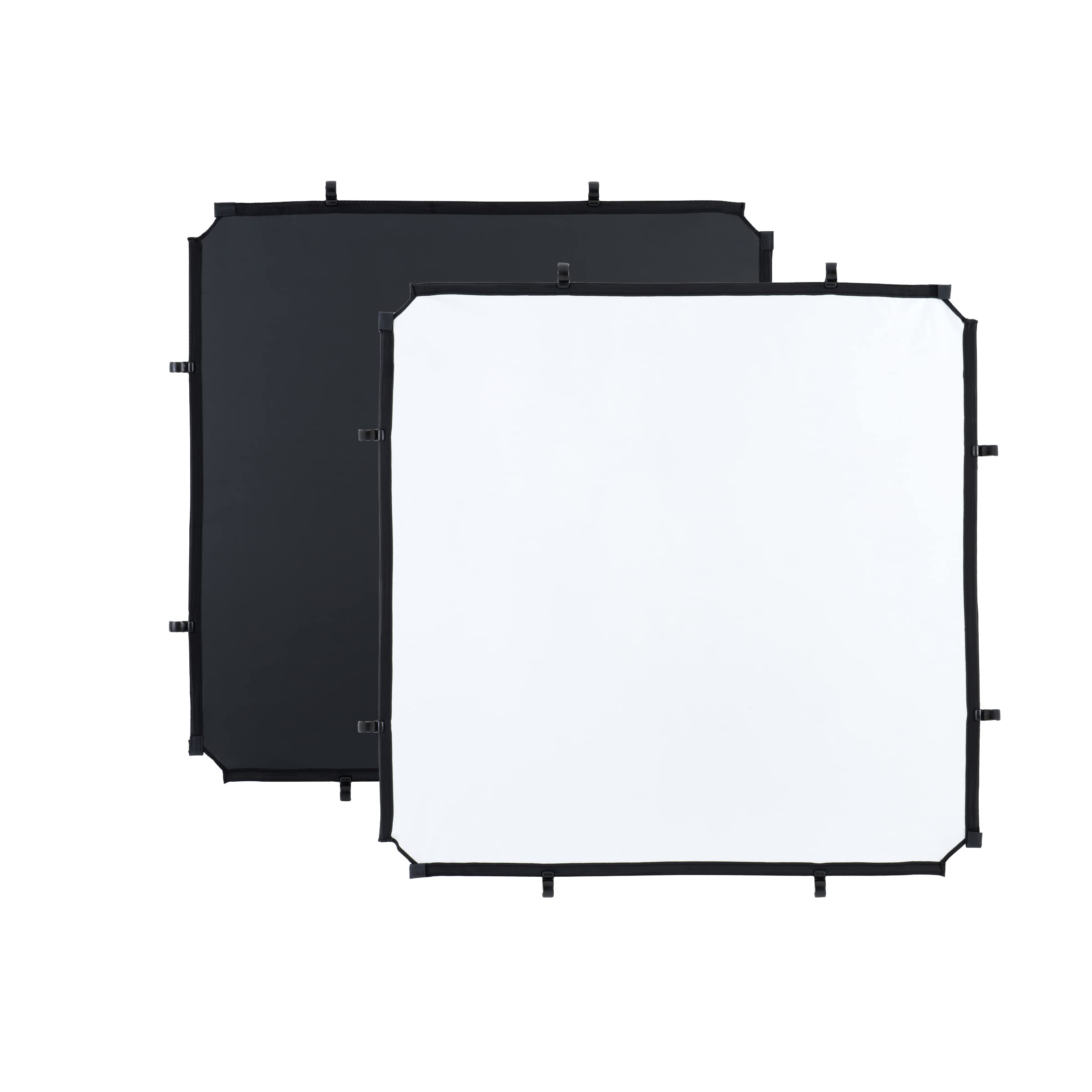 Manfrotto LL LR81121R Skylite Rapid Small Fabric - 1.1 x 1.1 m, Black/White