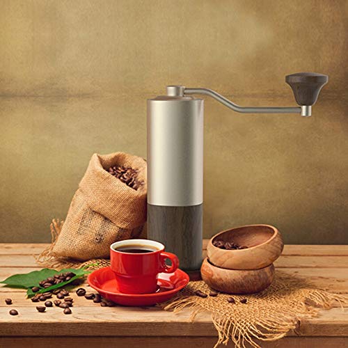 Tragbare Handkaffeemühle Tragbare Kaffeemühle Handbuch Professionelle Kaffeebohne Grinder Dual-Bearing Positionierung… – Bild 4