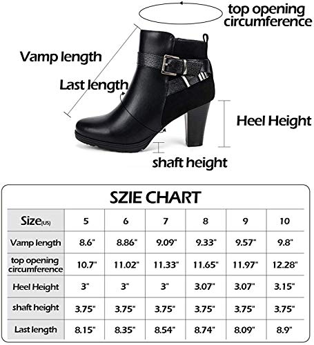 mysoft-Womens-Zipper-Bootie-Chunky-Stacked-Heel-Ankle-Boots-Buckle-Strap-Ankle