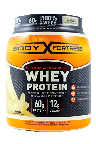 Body Fortress Whey Protein Powder, Vanilla, 31.2 Ounces (885g)  (Pack of 2)