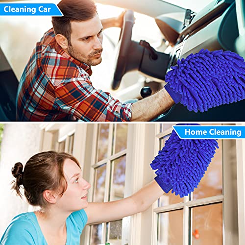 Car Wash Nozzle,Garden Hose Nozzle with Soap Dispenser and Washing Mitt