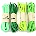 YFINE Oval Athletic Shoelaces for Sneakers Half Round Shoe Laces(2 Pair)