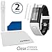 BoxWave Screen Protector Compatible with Garmin Approach X40 - ClearSteel (2-Pack), Strong as Steel, Lightweight Clear Skin
