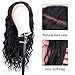 Stamped Glorious 26 Inch Curly Wig Long Lace Front Wigs Synthetic Black Wavy Wigs for Black Women Middle Parting Kinky Curly Wigs Heat Resistant Fiber