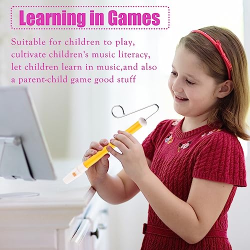 Lenwen 12 Pcs Slide Whistle Instrument Slide Whistle for Adults Toy