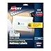 Avery Matte White Address Labels, Sure Feed Technology, Permanent Adhesive, 1