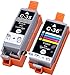 Blake Printing Supply 2 Pack Compatible CLI-36 PGI-35 Tri Color & Black for PIXMA iP100l, PIXMA mini260, PIXMA mini320, RFB IP100. Ink Cartridges. CLI-36-C / 1511B002, PGI-35-BK / 1509B002