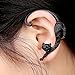 Hemlock Women Girl Gothic Punk Ear Cuff Wrap Clip Earrings (Black)
