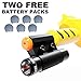 Bug and A Fly Salt Gun 2.0 and 3.0 Red Laser Accessory - Fits Lawn and All Insect Eradication Salt Shotguns and Airsoft BB Pump Shooter Rifles - Extra Batteries Included