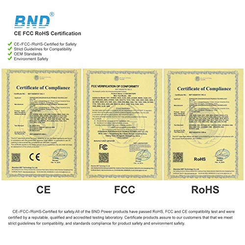 BND Laptop Battery Compatible with HP CQ42 CQ32 G62 G32 G42 G42T G56 G72 G4 G6 G6T G7 Series- 12 Months Warranty [6-Cell 4400mAh/49Wh] - Thumbnail 5