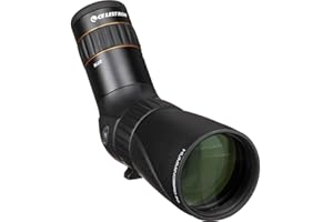 Celestron – Hummingbird 56mm Angled Spotting Scope – Ultra Portable Micro Spotting Scope – 9-27x Zoom Eyepiece – Fully Multi-