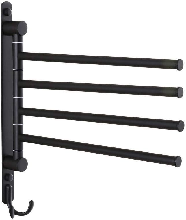 Quiet.T - Toallero de pared con brazo oscilante de bronce ...