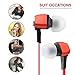 Bluetooth Headphones SporTop Wireless Sports Earphones In Ear Wireless Earbuds 4.2,Best Wireless Sports Earphones w/Mic for Gym Running Workout Noise Cancelling Headsets (Red)