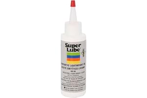 Super Lube Multi-Purpose Lightweight Synthetic Oil ISO 68 Hydraulic Grade (Clear, 4oz Bottle) | NSF Certified Food Grade & Clean | Superior at Low Temps