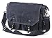 Gootium Canvas Messenger Bag - Vintage Satchel Cross Body Shoulder Bag, Fit 15.6-Inch Laptop, Dark Grey