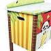 Fantasy Fields - Sunny Safari Animals Thematic Kids Sturdy Wooden Toy Chest with Safety Hinges - Imagination Inspiring Hand Crafted & Carefully Packaged Unique Hand Painted Details Non-Toxic, Lead Free Water-based Paint, Storage Chest, Blue / Green