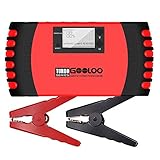 GOOLOO Upgraded Car Jump Starter 1000A Peak 18000mAh with USB Quick Charge (Up to 7.0L Gas or 5.5L Diesel Engine) SuperSafe 12V Auto Battery Booster Portable Power Pack Built-in Smart Protection