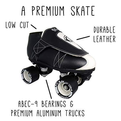 VNLA Vanilla Jr. Tuxedo Quad Speed Roller Jam Skates (Mens 10 / Ladies 11)