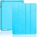 INVELLOP Caribbean Blue Leatherette Cover Case for iPad 2 / iPad 3 / iPad 4 (Built-in magnet for sleep/wake feature) iPad 2 case