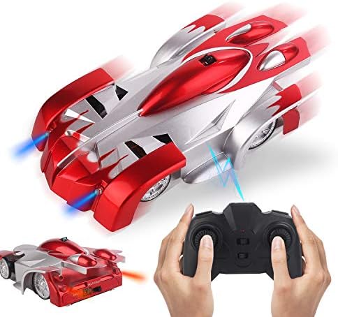 RC Climb Car for Wall,Remote Control Car Toy,USB Rechargeable Car with Update Remote Control, 360°Rotating Gravity Defying Stunt for Kids Boy Girl Birthday Gifts.