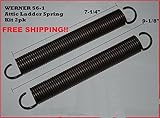 Werner 56-1 Attic Ladder Spring Replacement Kit (2pk) for WH2208 WH2508 W2210