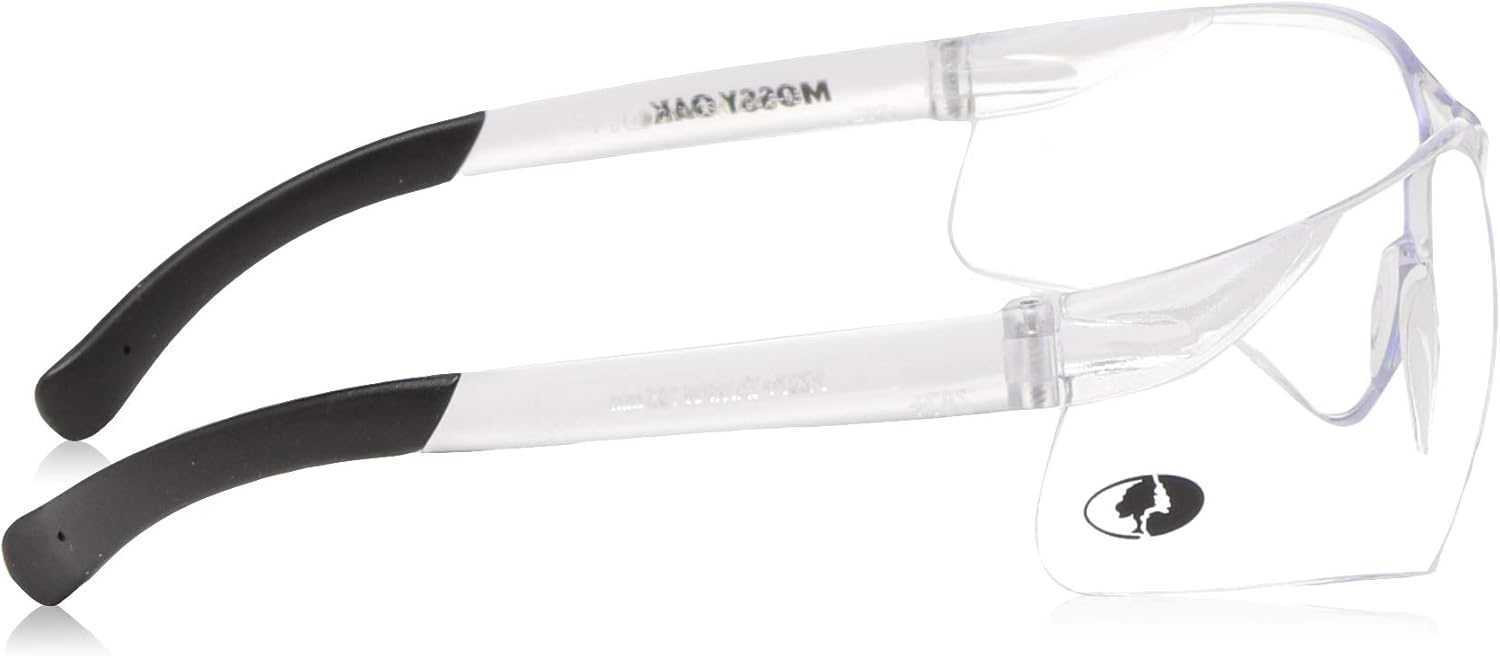 Mossy Oak Hunting Accessories Arcola MO-AC Shooting Glass Clear Lenses, Clear : Hunting Safety Glasses : Sports & Outdoors