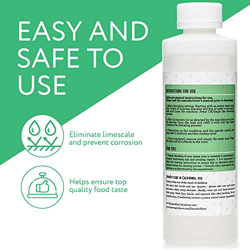 Impresa Products Steam Oven / Steamer Oven Cleaner and Descaler Made in USA Compatible with