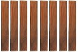 Bare Decor BARE-WF2012 EZ Loop Ends Side Trim Piece Interlocking Flooring in Solid Teak Wood, 8 Pin, Brown