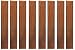 Bare Decor BARE-WF2012 EZ Loop Ends Side Trim Piece Interlocking Flooring in Solid Teak Wood, 8 Pin, Brown