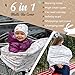 Woodland Nursing Cover for Breastfeeding Scarf - Infant Car Seat Canopy - Stretchy & Multi Use Shopping Cart, Stroller, Carseat Covers for Girls and Boys