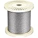 Favordrory 1/8 Inch T316 Marin Grade Stainless Steel Aircraft Wire Rope Cable for Railing, Decking, DIY Balustrade, 7x7 Construction, 150 Feet