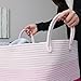 OrganiHaus XXL Extra Large Cotton Rope Basket | 20