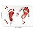Blood Bath Mat Entrance Rug Non-Slip Bathroom Bloody Doormat