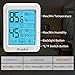 Herphia Digital Humidity Gauge, Indoor Humidity Monitor and Hygrometer Thermometer with Jumbo Touchscreen and Backlight for Indoor Room Instruments Home Greenhouse-4.5 X 3.5 Inch (Blue)