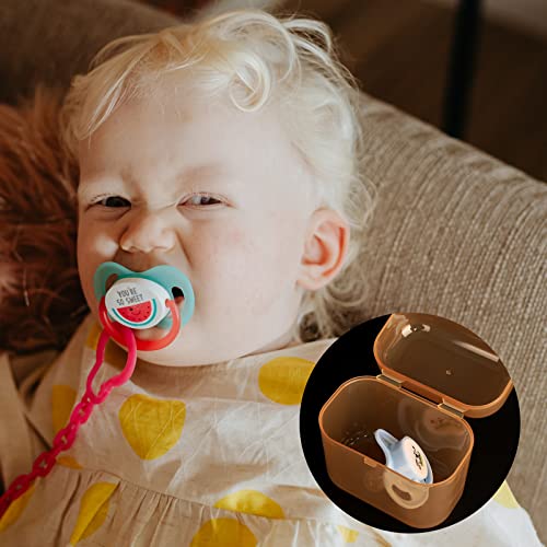 Accmor Pacifier Case, Pacifier Container Can Storage 2 Pacifiers, Baby