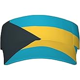 Vintage Flag Bahamas Flag Hats Mens Womens Sun Visors Sports Bahamas Sun Visor Hats Summer Protection Cap & Hats