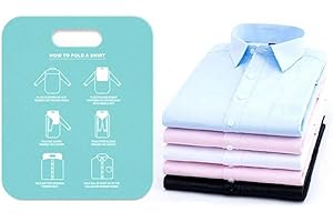 Zerodis Shirt Folding Board, Tshirt Folding Board Clothes Folding Board Plastic Laundry Folder Home Storage Tool for Adults (Blue)