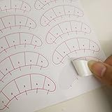 FlyItem 60 Pairs Under Eye Pads Stickers Patches For Eyelash Extensions Grafting Protective Film Make up Tool