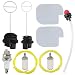 Mckin 530057925 Air Filter + 580940901 530057236 Oil Fuel Cap Repower Kit fits Poulan Pro PP3416 PP3516 PP3516AVX PP3816 PP3816A PP4018 PP4218 PP4218A PP4218AVX PPB3416 Gas Chainsaw Parts