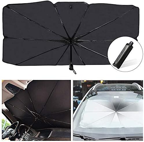 57 X お求めやすく価格改定 31インチ 車フロントガラスサンシェード傘 フロントガラス用サンシェード傘 車を涼しく保ち 使いやすい ほとんどの車にフィット アップグレードされた折りたたみ式車用日よけパラソル Uvブロック