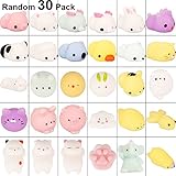 Mochi Squishies Squishy Toys Squeeze Random Animals Stress Toy Kawaii Squishies by Shovan, 30 Pieces