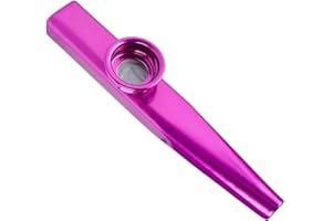 Aluminum Kazoo Lightweight Portable Metal Guitar Partner Ideal Musical Instrument Gift Purple Color For Musicians Travelers S