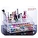 Unique Home Acrylic Jewelry & Cosmetic Storage Makeup Organizer, Large, 2 Piece