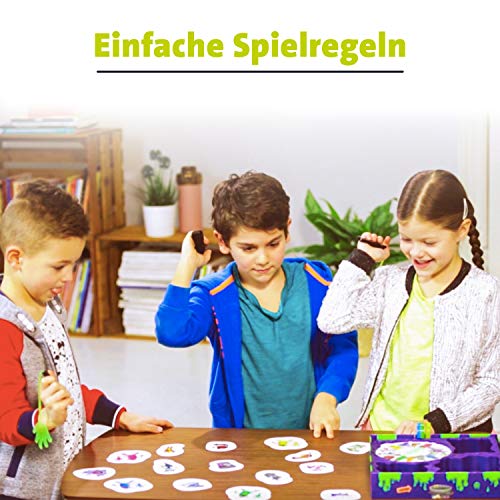 Ravensburger Kinderspiel Monsterstarker Glibber-Klatsch, Gesellschafts- und Familienspiel, für Kinder und Erwachsene, für 2-4 Spieler, ab 5 Jahren – Bild 4