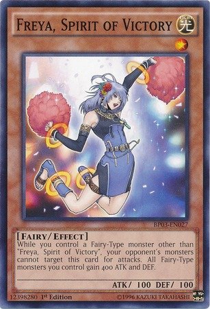 Yu-Gi-Oh! - Freya, Spirit of Victory (BP03-EN027) - Battle Pack 3: Monster League - 1st Edition - Common