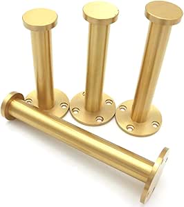 ZHUAN Pies de Muebles Pesados en latón Macizo Pies de Oro, Patas de