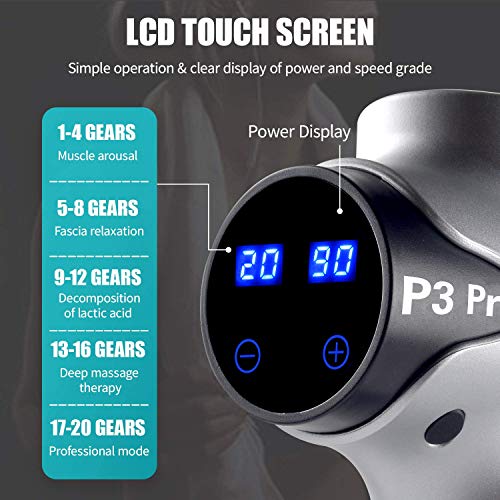 Massage Gun Deep Tissue Percussion Muscle Massager for Pain Relief