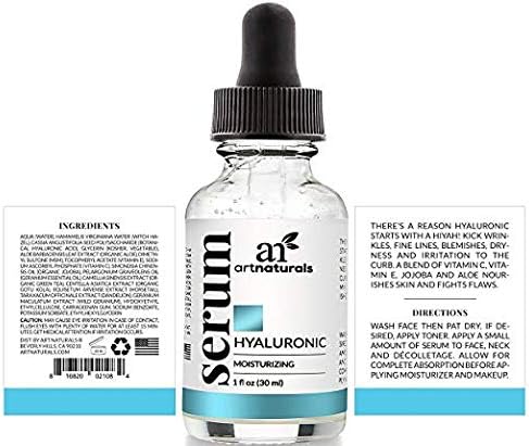 artnaturals hyaluronic acid serum best anti aging skin care product for face