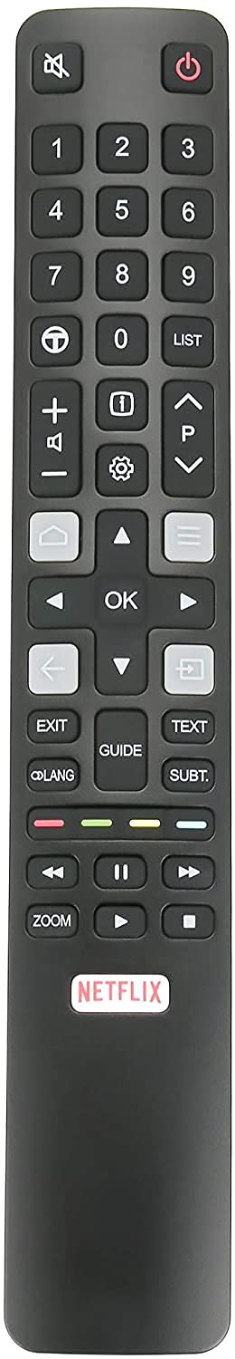 ALLIMITY 06-IRPT45-ARC802N Replacement Remote Control for Thomson TCL ARC802N RC802N YUI1 32HD5506 43UC6406 49UC6306 49UC6406 55UC6406 65UC6406
